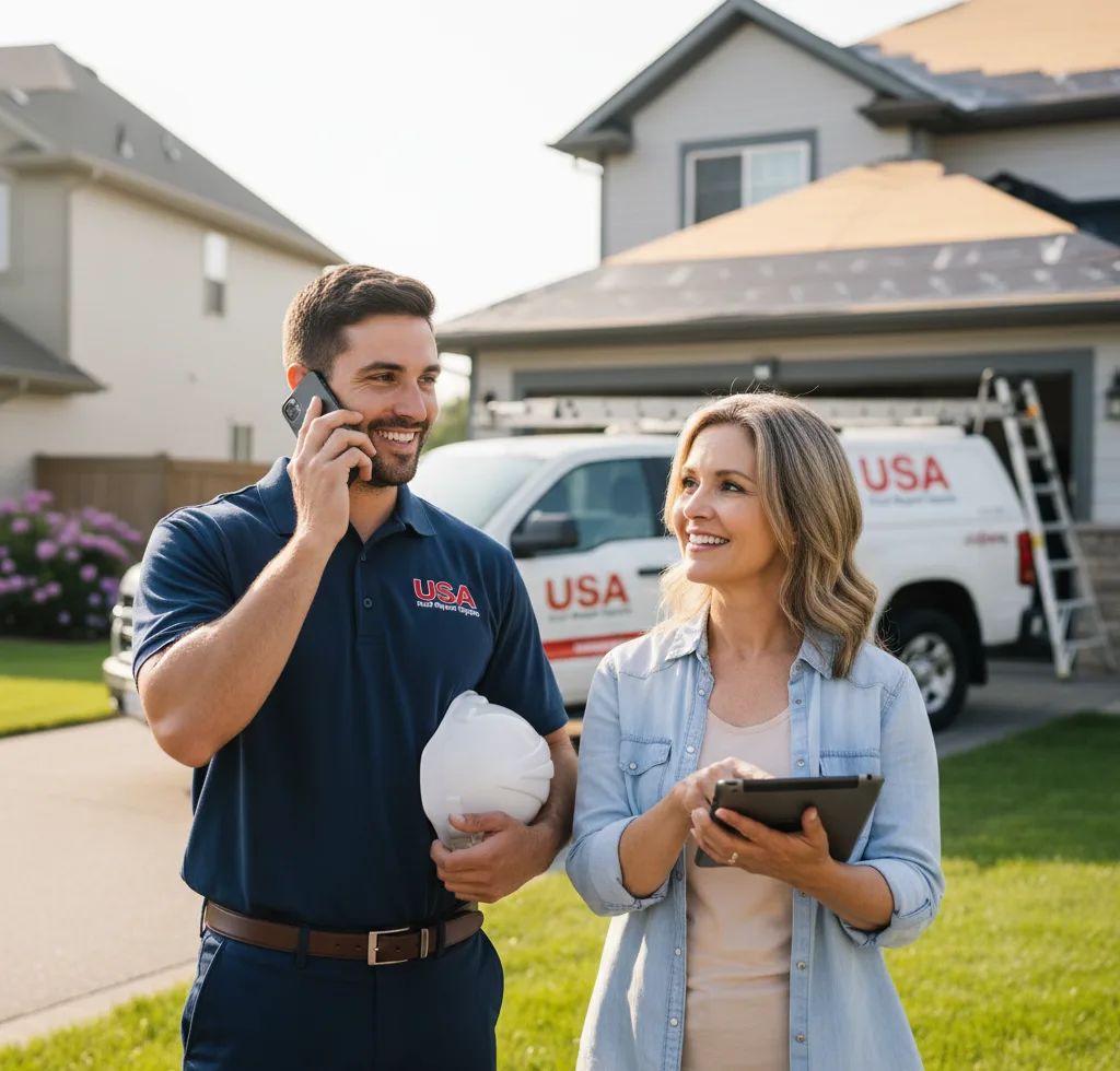 USA Roof Repair Experts customer support in Buda